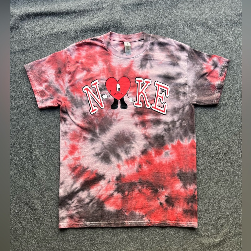 Tie dye bad bunny Nike shirt / tshirt